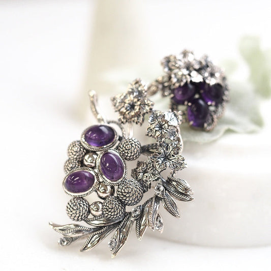 SV William Morris 葡萄胸针/吊坠