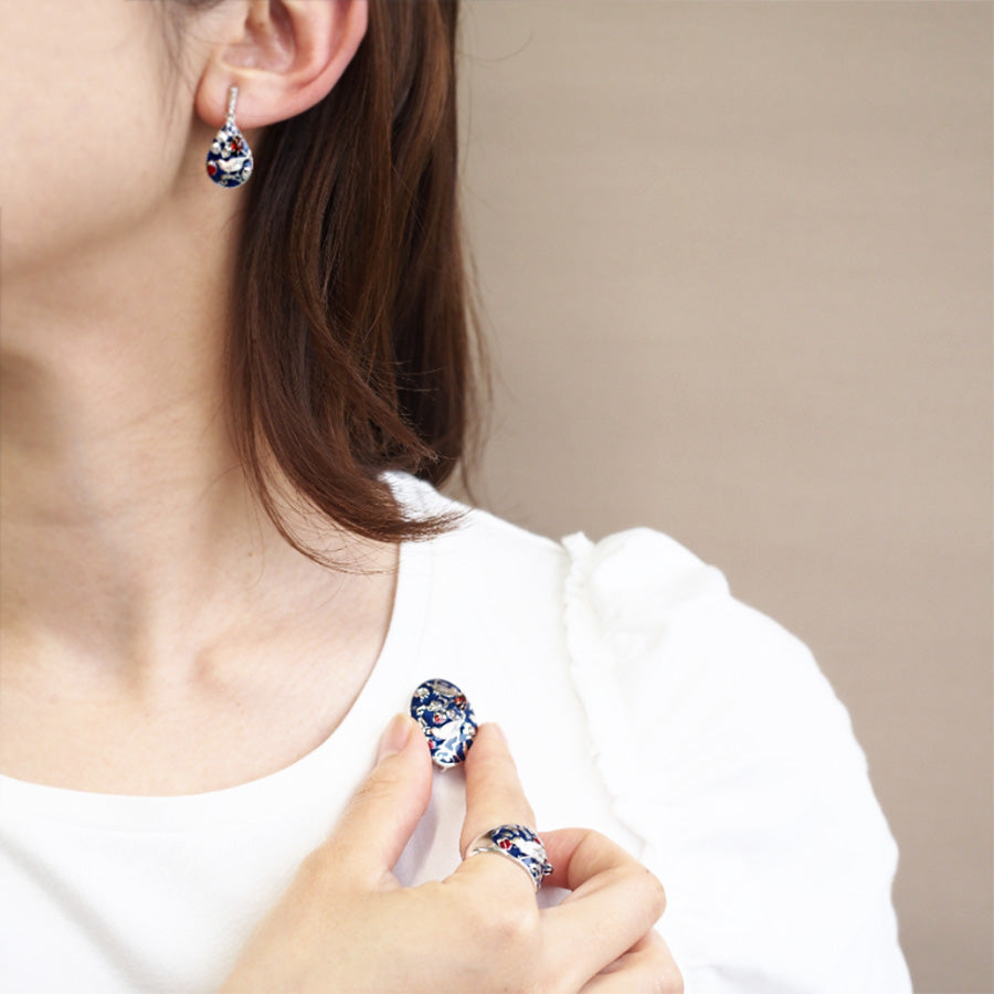 SV威廉莫里斯草莓泥棒耳夹/耳钉 (定制)