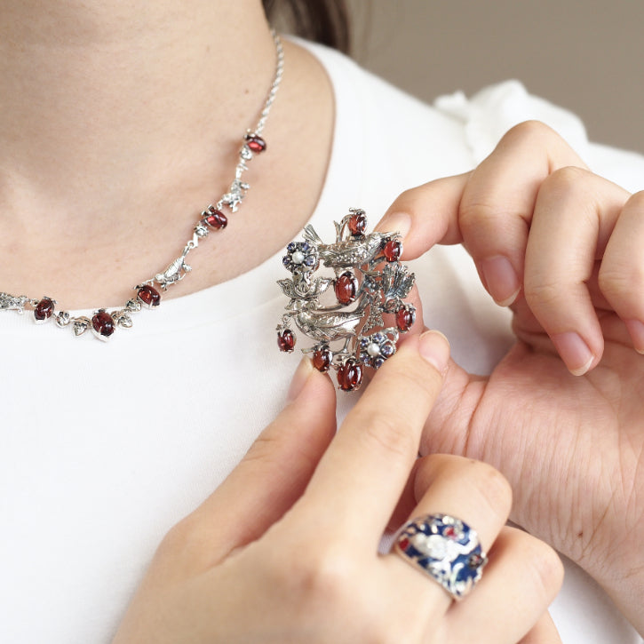 SV William Morris 草莓小偷项链