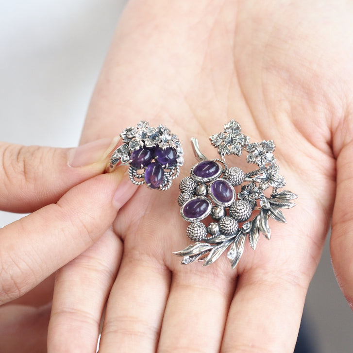 SV William Morris 葡萄胸针/吊坠